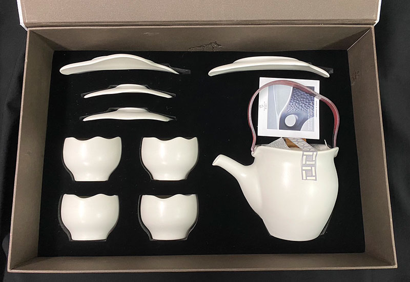 雙鴻 漾 Ripple-白瓷茶組(9件) 茶具組